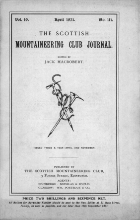 SMCJ Number 111 - Vol 19 - Apr 1931 cover